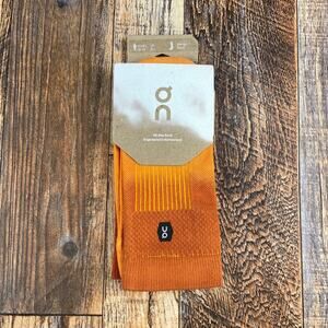 On Cloud Men's Medium Orange Cotton Polyamide All-Day Athletic Crew Socks